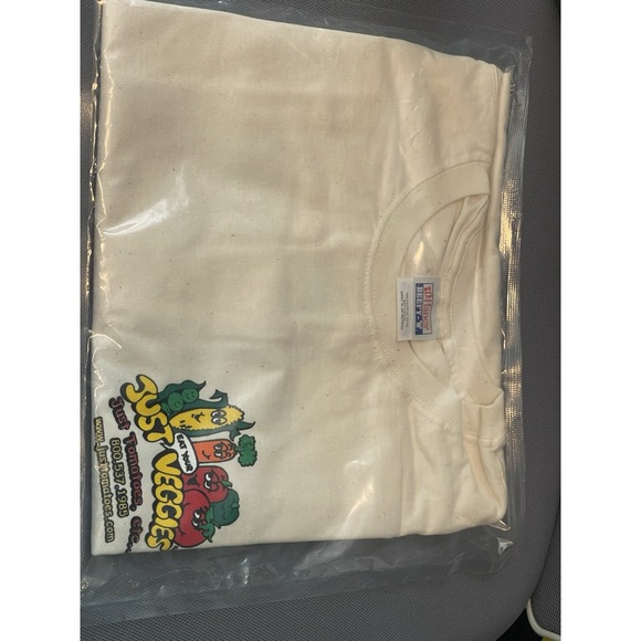 hanes shirt Just Veggies Shirt‎ Vintage - Picture 1 of 4